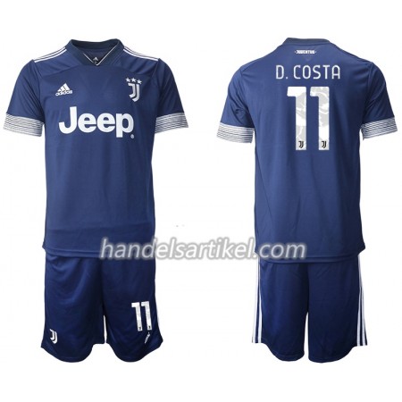 Juventus D. Costa 11 Kinder Auswärts Trikotsatz 2020/21 Kurzarm (+ Kurze Hosen)